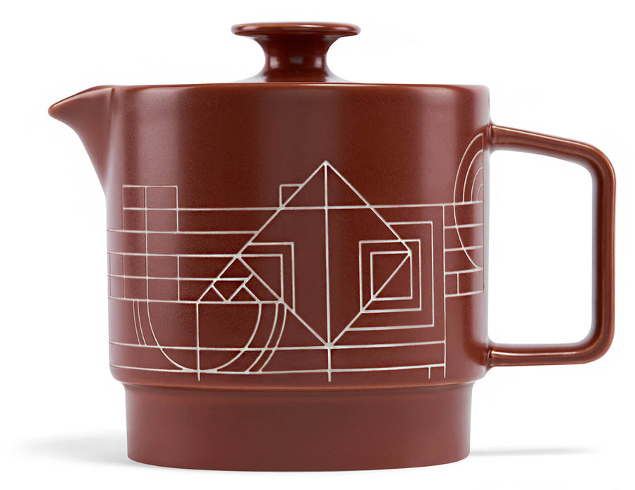Frank Lloyd Wright Terra Teapot with Infuser